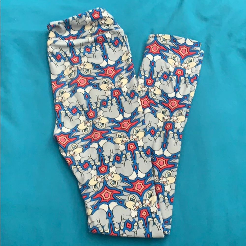 Youth L/XL Lularoe leggings with Disney’s Thumper!